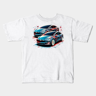 Tesla Model X Kids T-Shirt